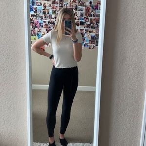 american eagle white tee shirt